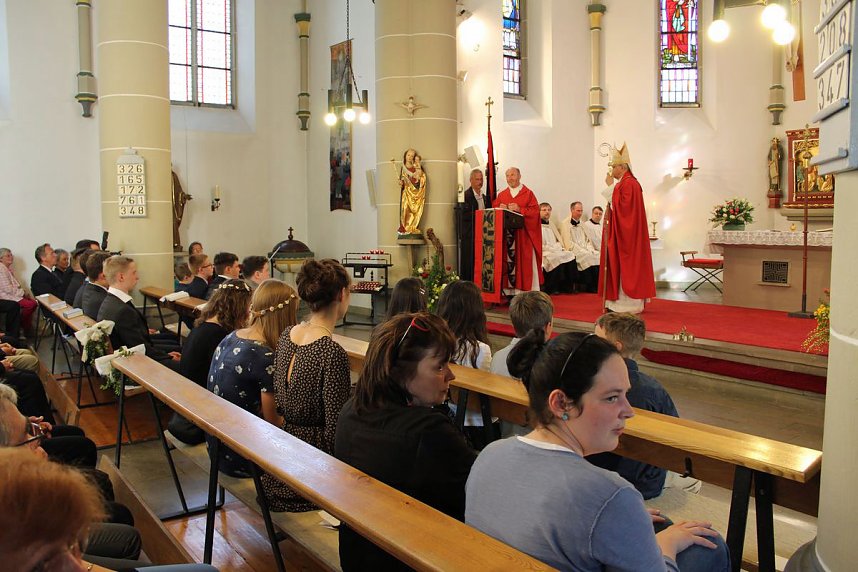 Weihbischof zur Firmung 2016 in Sondershausen