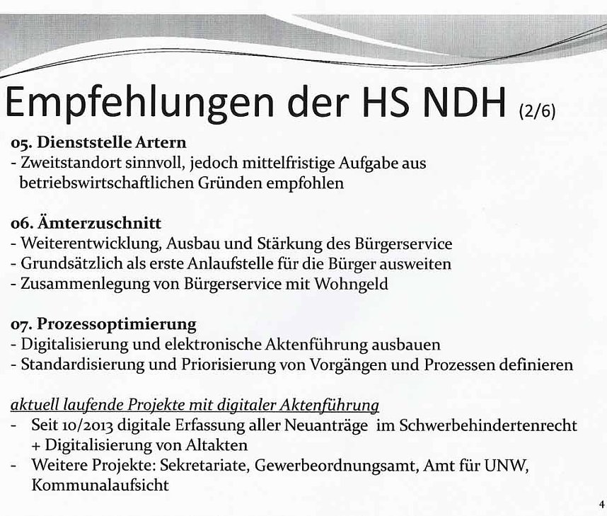 Landratsamt unter die Lupe genommen