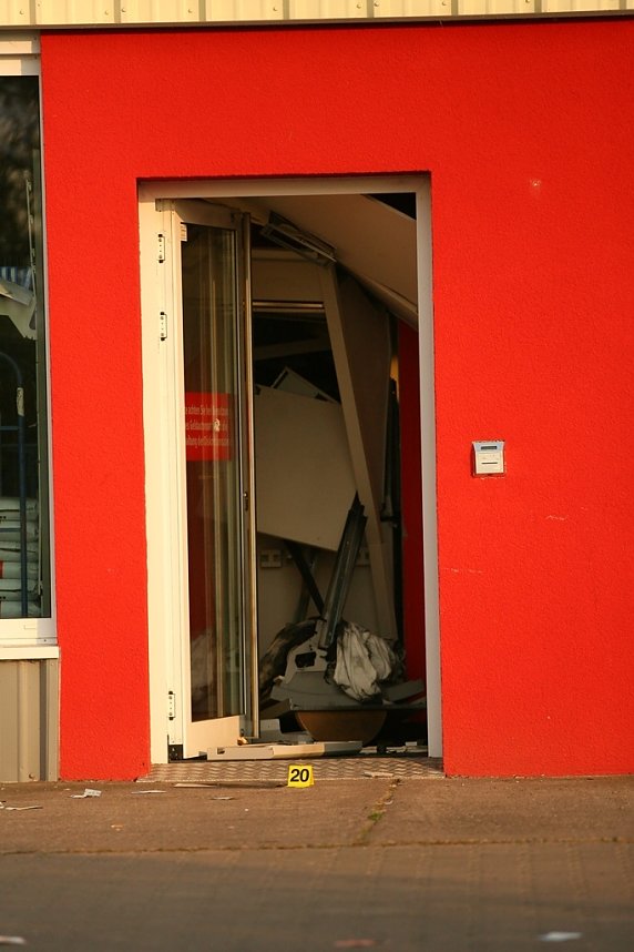 Geldautomat gesprengt