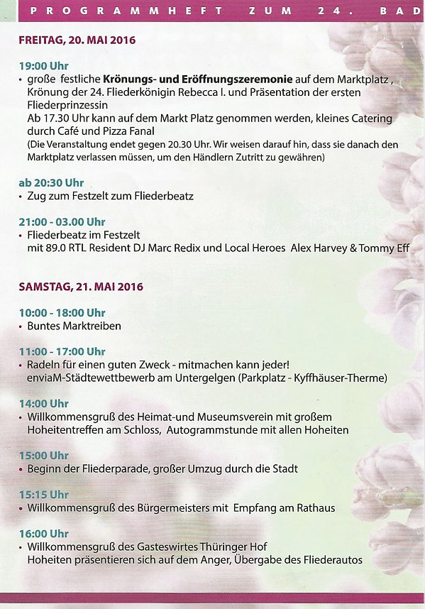 24. Fliederfest er&ouml;ffnet