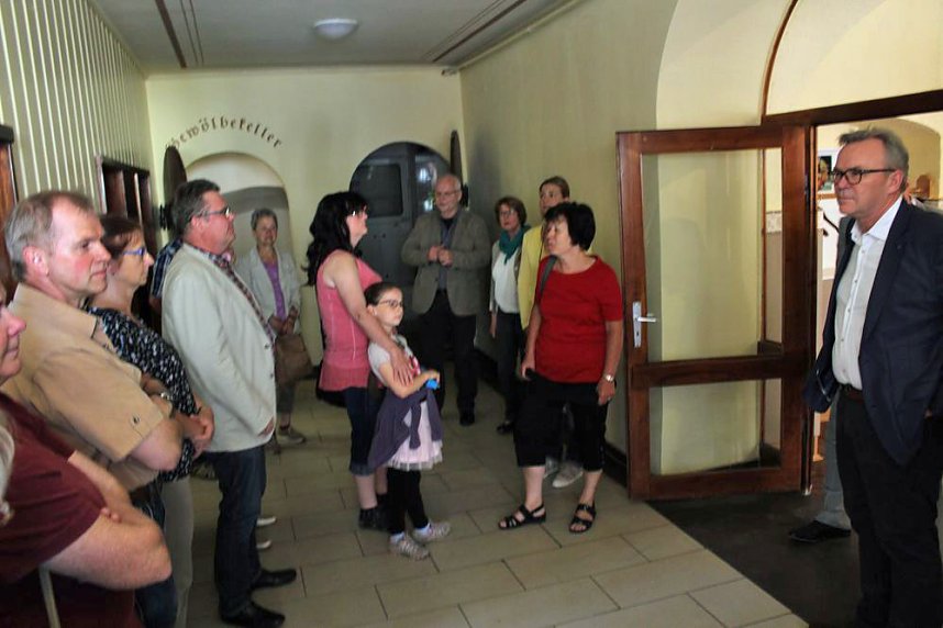 Interessante F&uuml;hrung durch das Rathaus Sondershausen