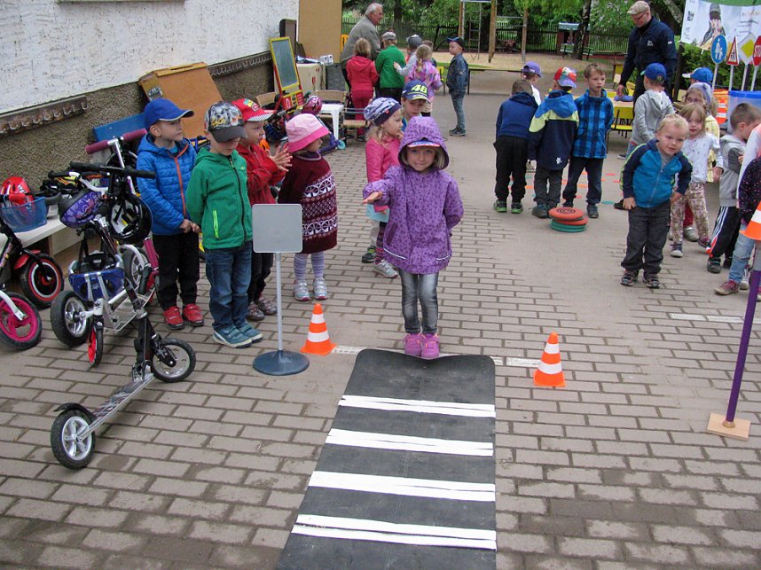 Verkehrssicherheitstag der Kita Zwergenhaus Oberheldrungen