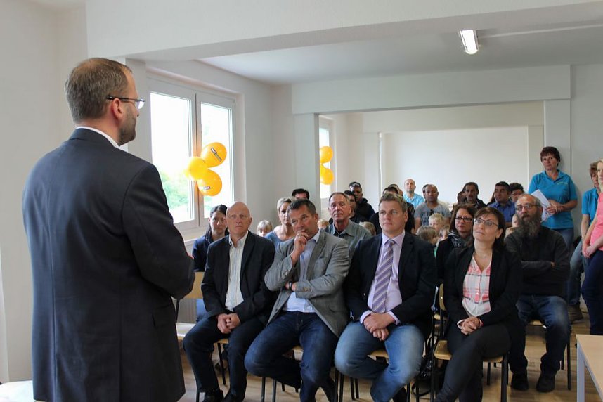 Gemeinschaftstreff im Scheckenfeld &uuml;bergeben