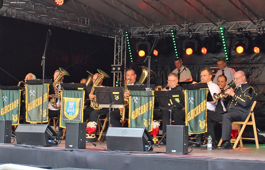 Auflauf zum Abschluss Residenzfest