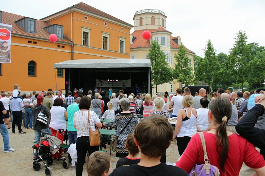 Auflauf zum Abschluss Residenzfest