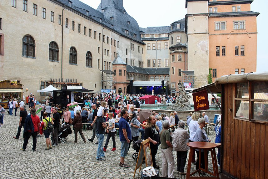 Auflauf zum Abschluss Residenzfest