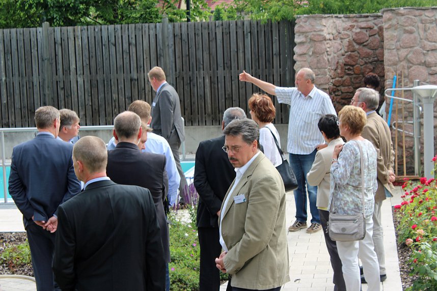 Mit Unternehmern gefr&uuml;hst&uuml;ckt