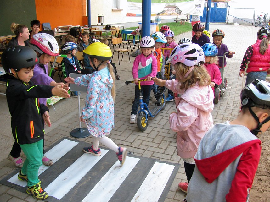 Verkehrssicherheitstag der Kita Zwergenland  Kalbsrieth