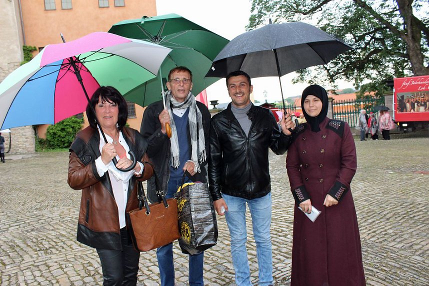 Nass vor der Premiere