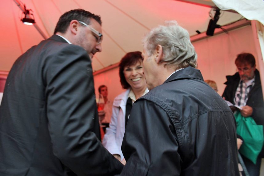 Nass vor der Premiere