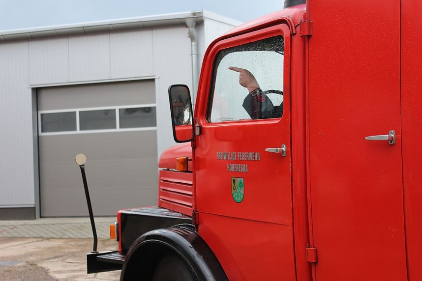 Unwettereinsatz auf Feuerwehrfest in Bebra