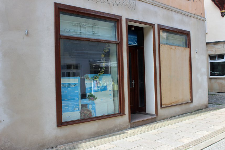 Leerstand in der Hauptstra&szlig;e
