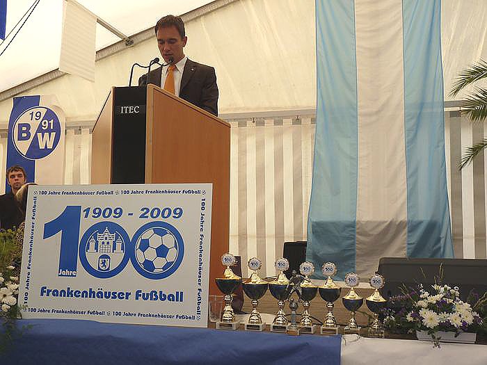 Festakt 100 Jahre Frankenh&auml;user Fu&szlig;ball
