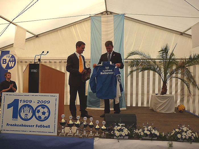 Festakt 100 Jahre Frankenh&auml;user Fu&szlig;ball