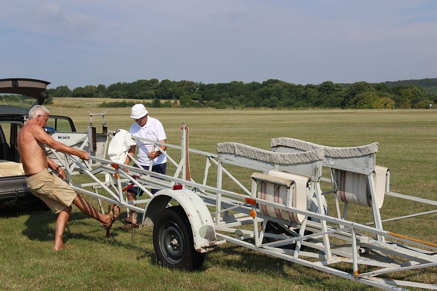 Segelflieger am Himmel Nordth&uuml;ringens