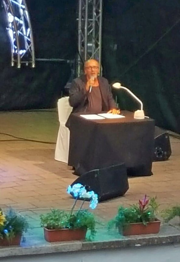 Unterhaltung mit Comedian