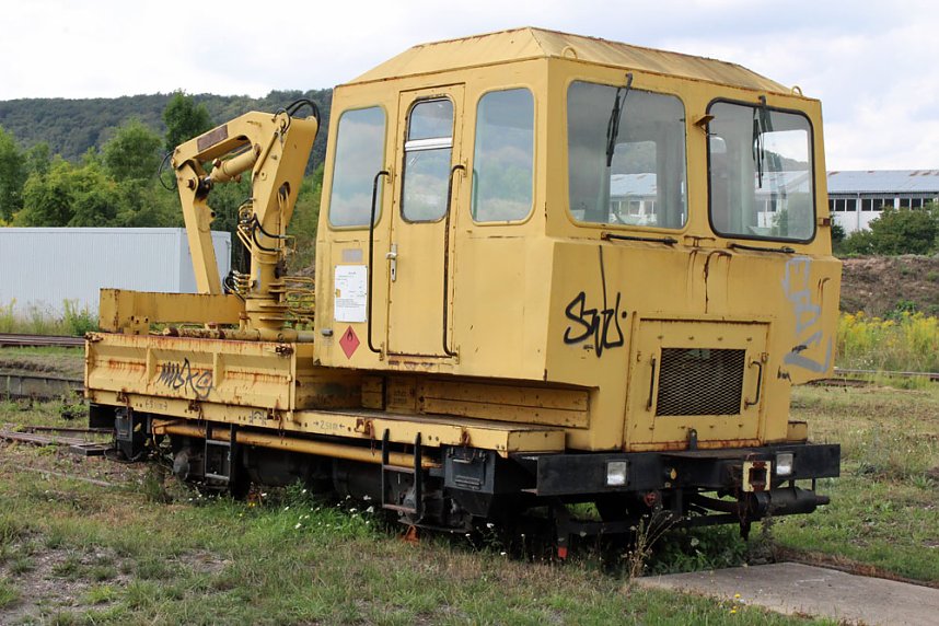 Strom f&uuml;r den Lokschuppen