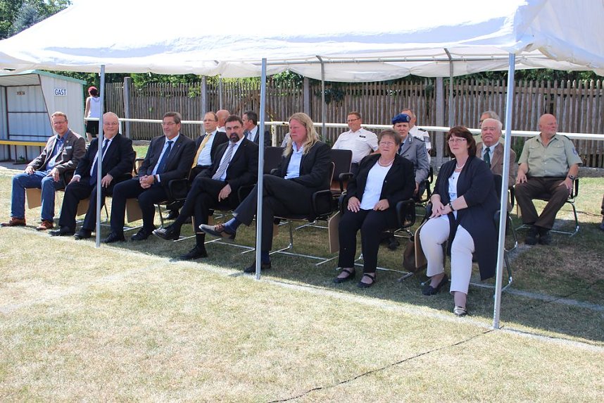 Traumhaftes Sommerwetter bei Vereidigung