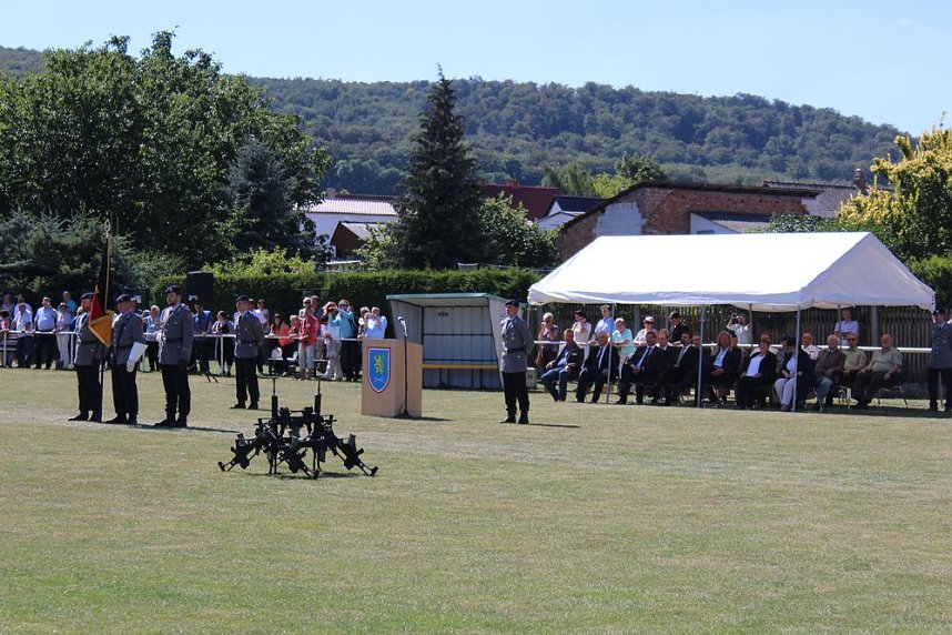 Traumhaftes Sommerwetter bei Vereidigung