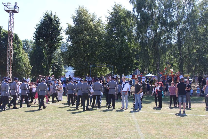 Traumhaftes Sommerwetter bei Vereidigung