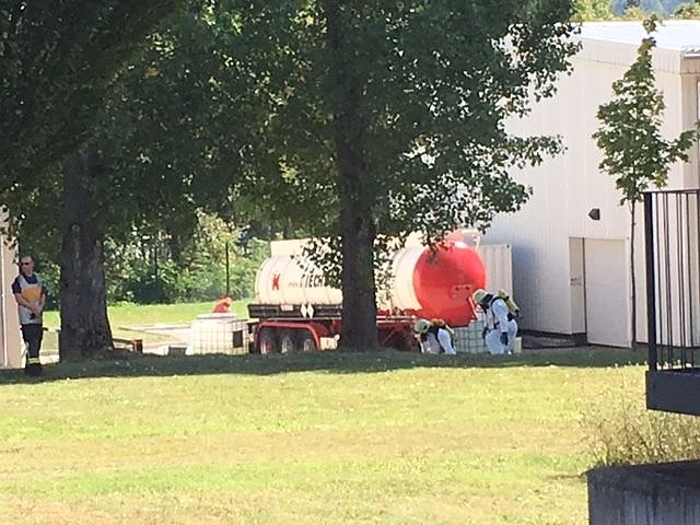 Hei&szlig;er Tanz der Rettungskr&auml;fte