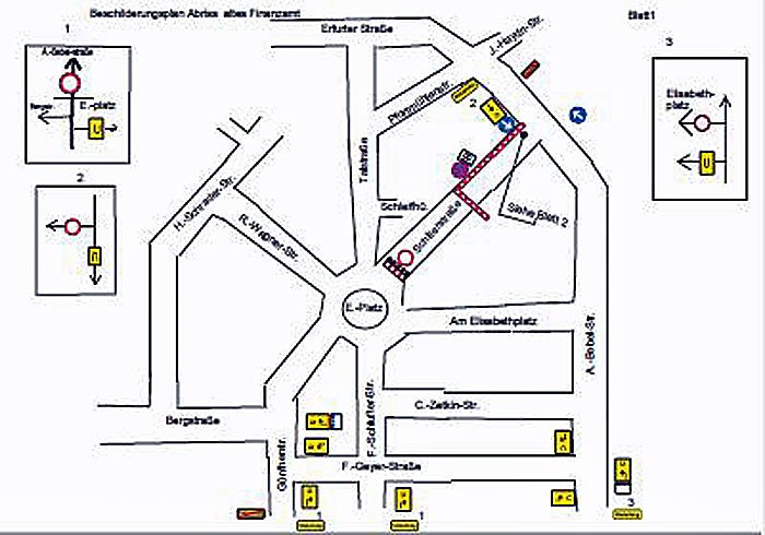 Stra&szlig;ensperrungen wegen Abriss