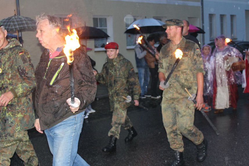 Bauernheer wurde wieder nass gemacht