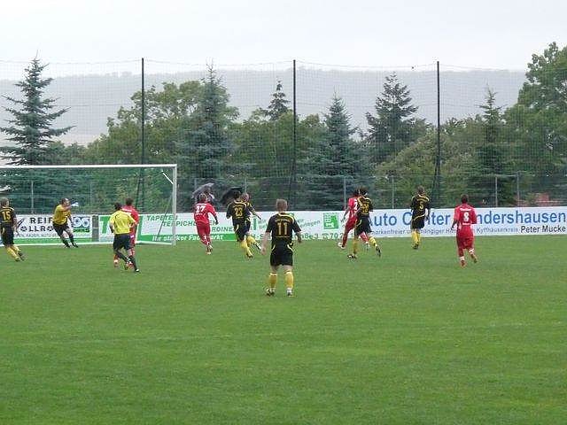 Eintracht Sondershausen gegen Rot-Wei&szlig; Erfurt