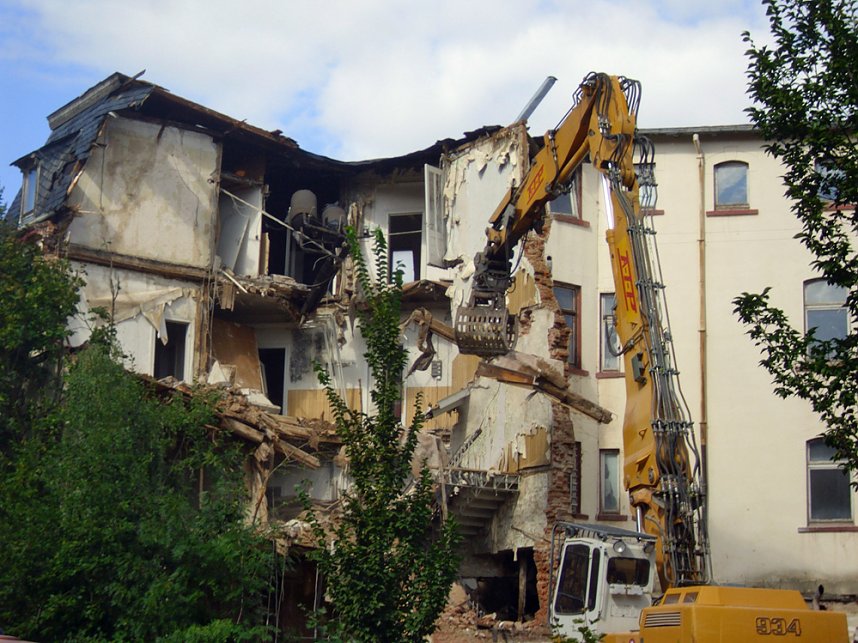 Abriss altes Finanzamt