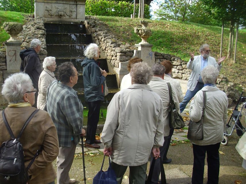 WB 4 besuchte Barocken Schlosspark in Ebeleben