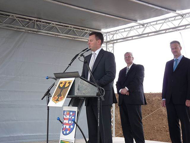 Spatenstich Weiterbau A 71