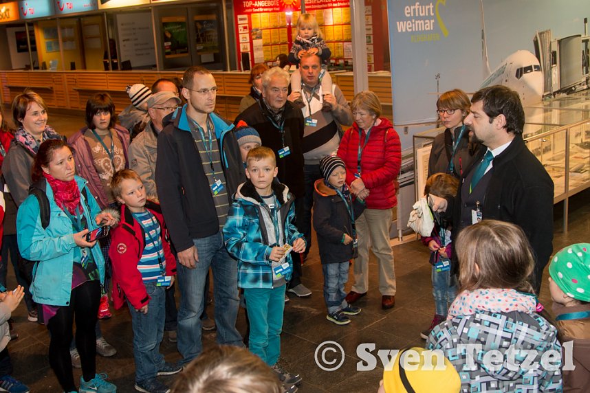 Auf dem Flughafen unterwegs