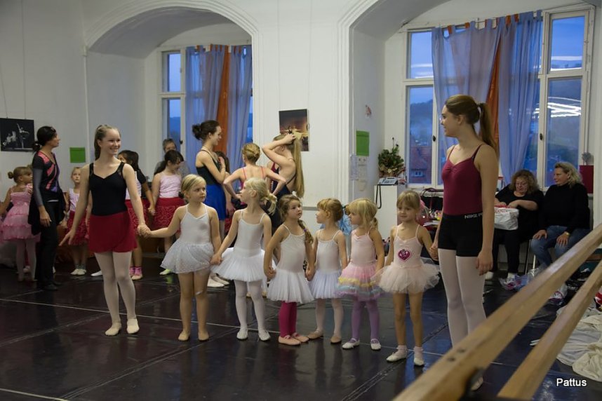 Beim Proben zugeschaut