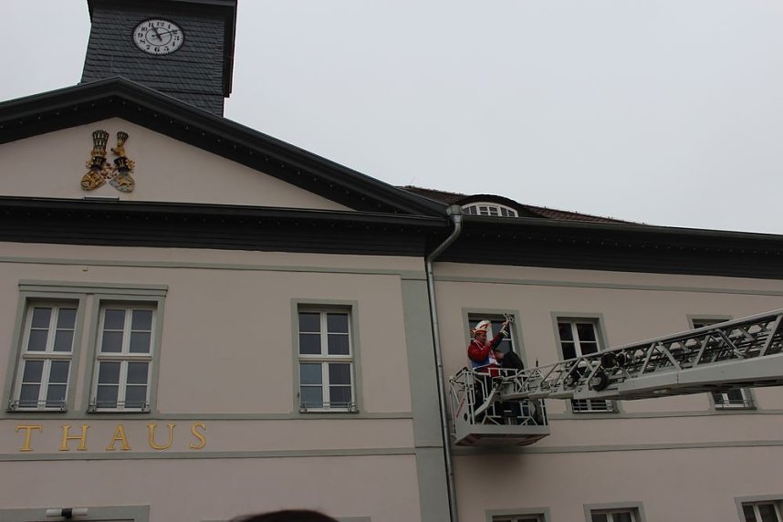 Nach Umzug Rathaus gest&uuml;rmt