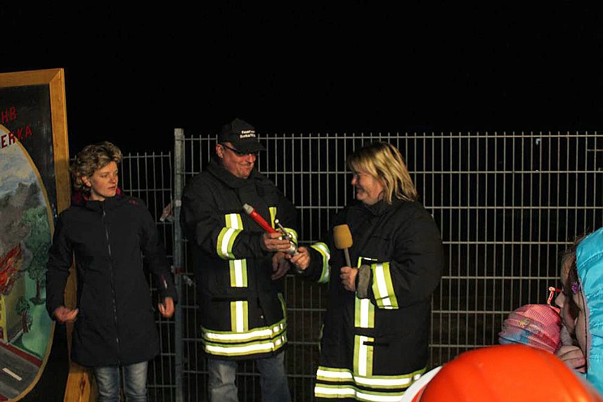 Spende f&uuml;r die Jugendfeuerwehr Berka
