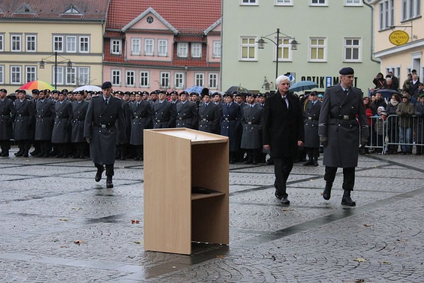 &Ouml;ffentliche Vereidigung in Sondershausen