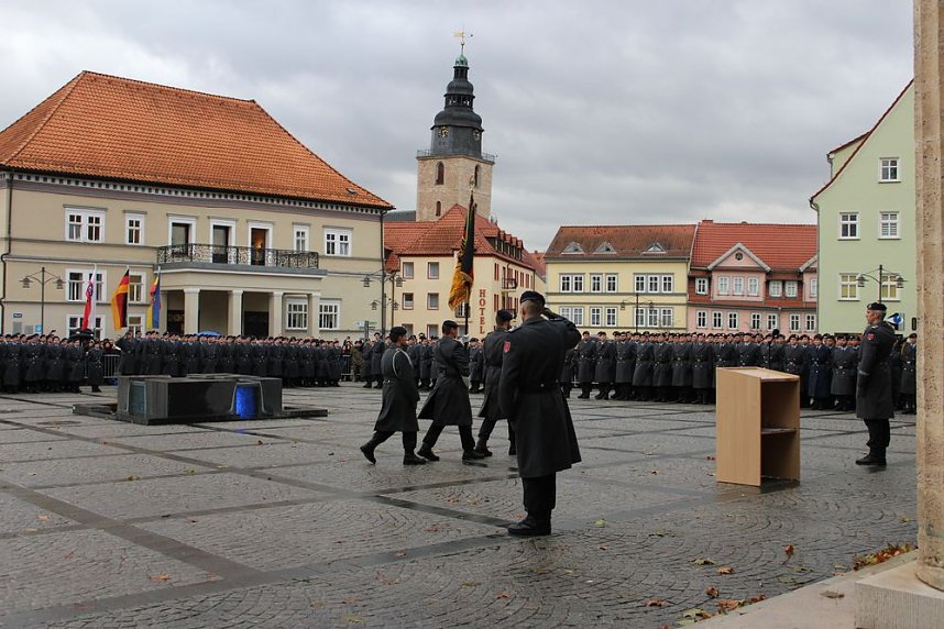 &Ouml;ffentliche Vereidigung in Sondershausen
