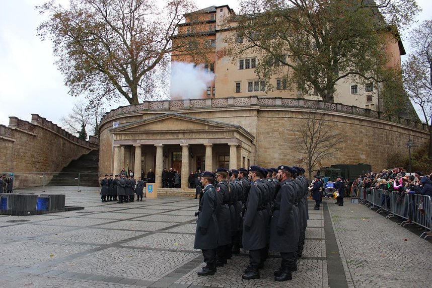 &Ouml;ffentliche Vereidigung in Sondershausen