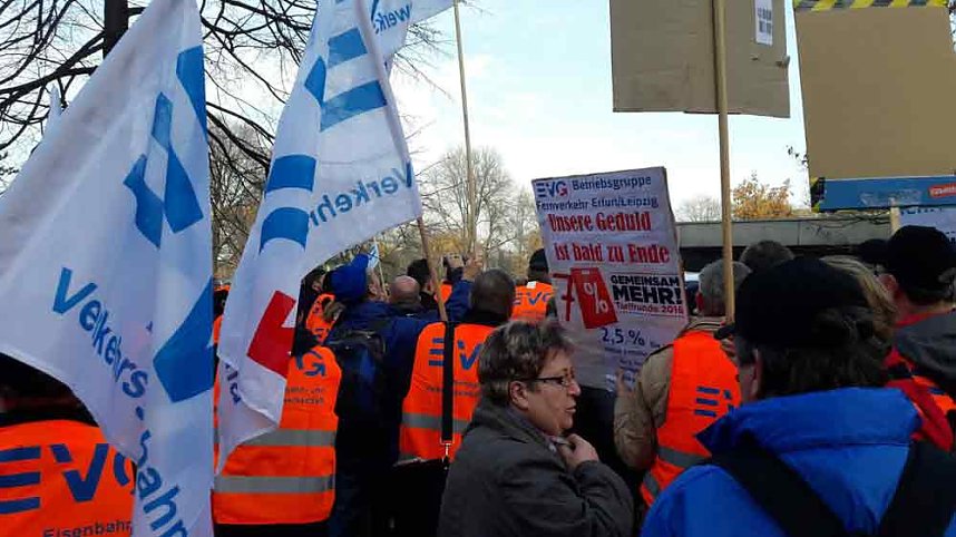EVG fordert Tariferh&ouml;hung