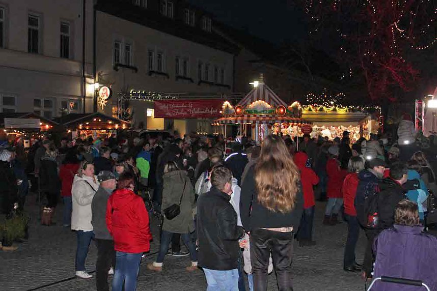 Weihnachtsmarkt Bad Frankenhausen er&ouml;ffnet