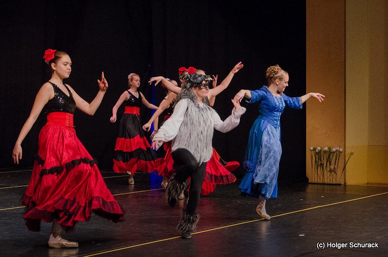Die Sch&ouml;ne und das Biest ein Ballettm&auml;rchen.