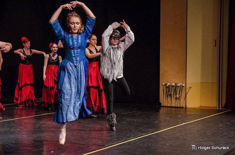 Die Sch&ouml;ne und das Biest ein Ballettm&auml;rchen.