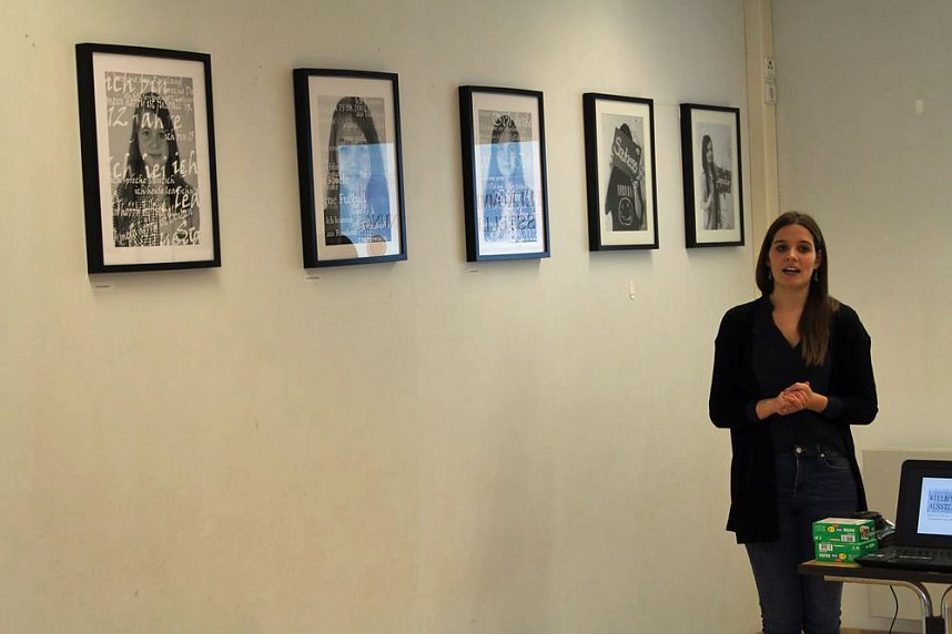 Fotodialog � Portrait mit Wort