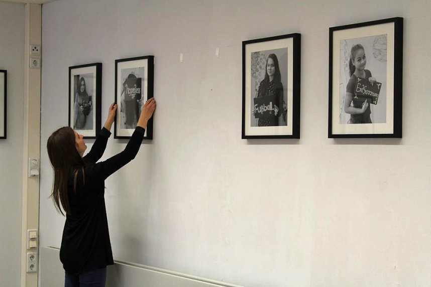 Fotodialog � Portrait mit Wort