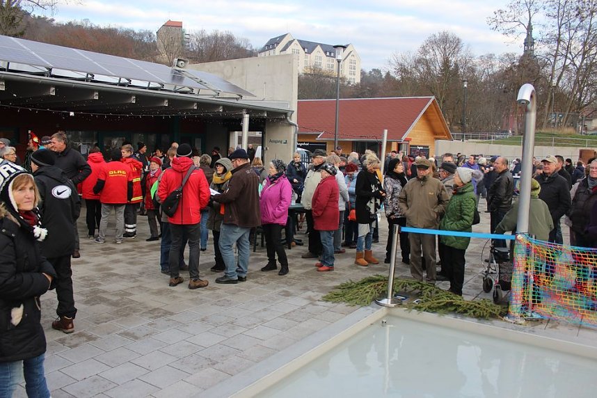 Besuchermagnet Eisbaden