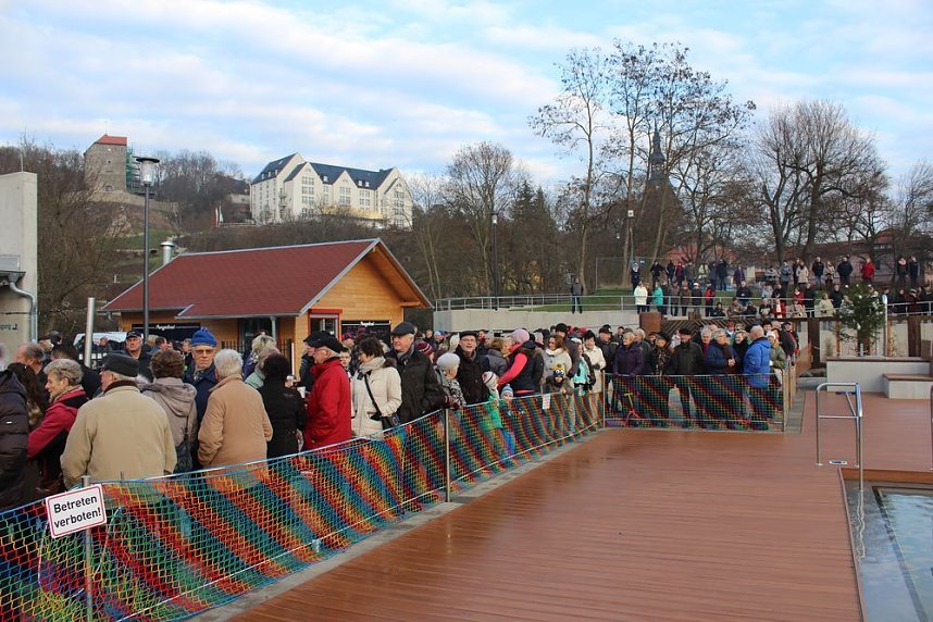 Besuchermagnet Eisbaden