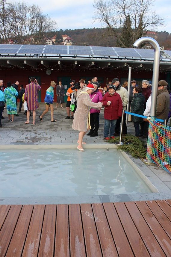 Besuchermagnet Eisbaden