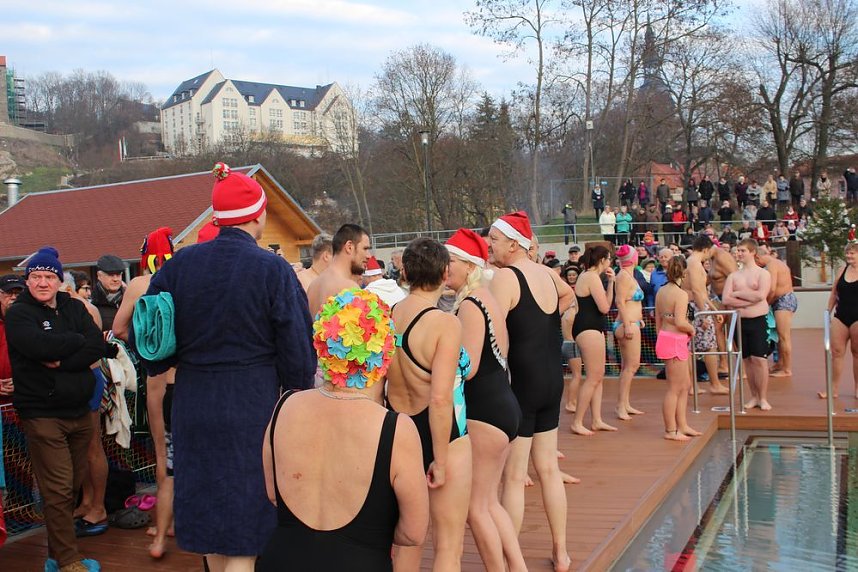 Besuchermagnet Eisbaden