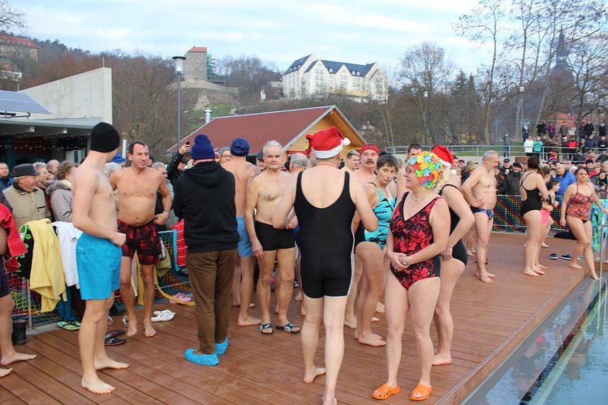 Besuchermagnet Eisbaden