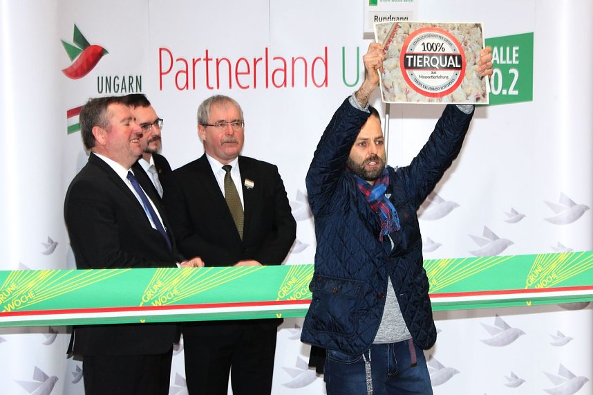 Protest bei Gr&uuml;ner Woche